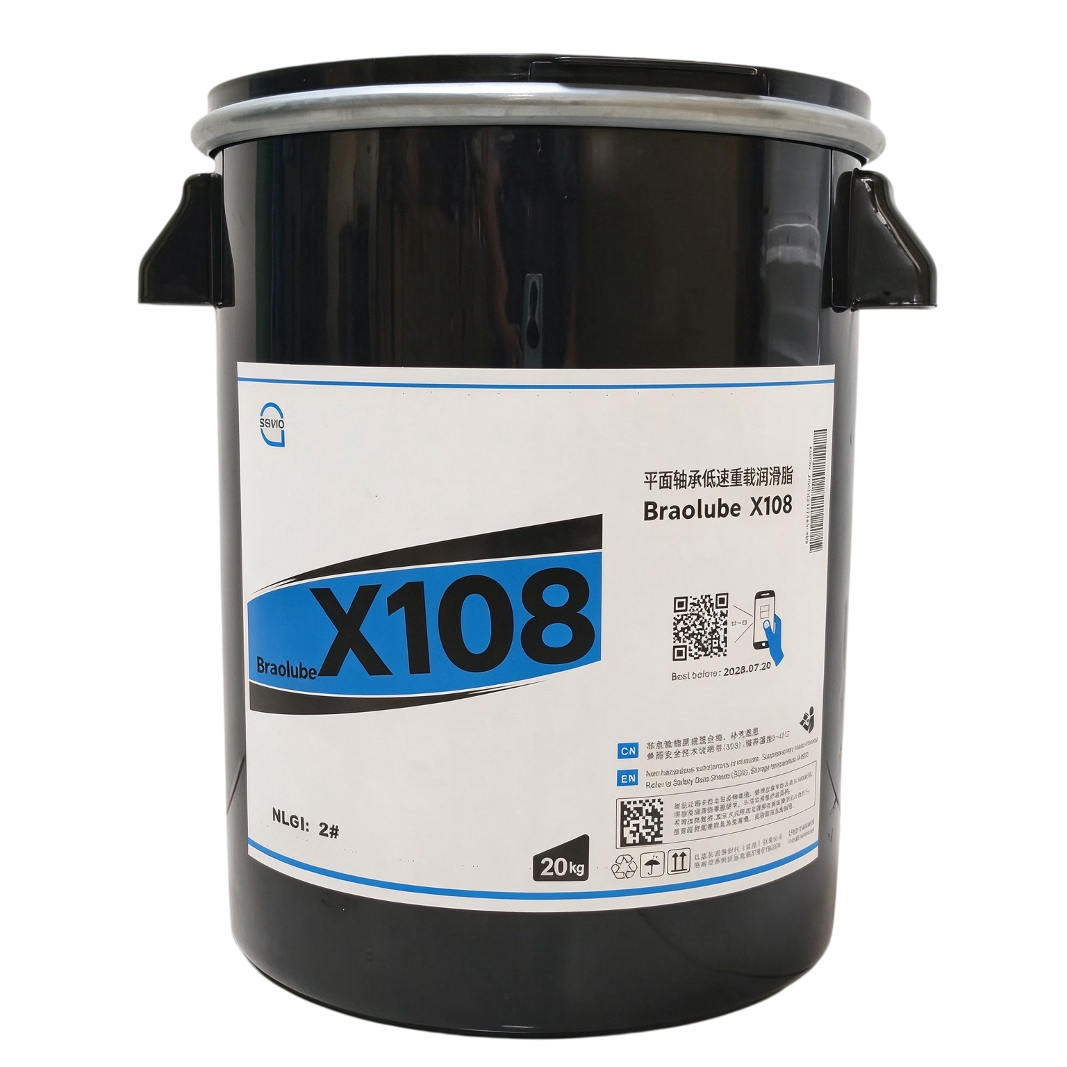 Braolube X108 平面轴承低速重载润滑脂